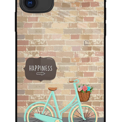 Happiness Artwork iPhone 11 Glass Case Back Cover by Casekaro