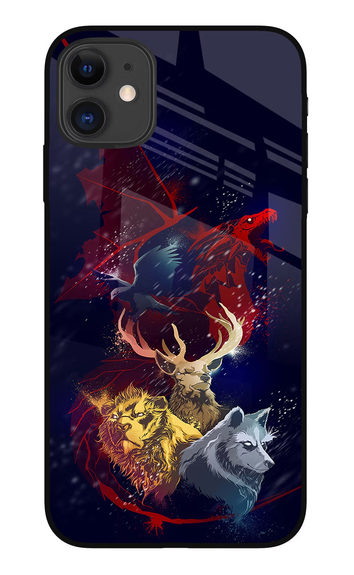 Game Of Thrones iPhone 11 Glass Case Back Cover by Casekaro