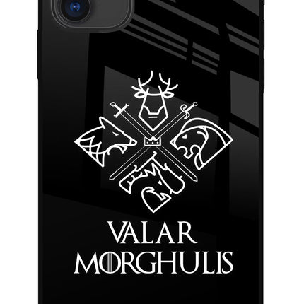 Valar Morghulis | Game Of Thrones iPhone 11 Glass Case Back Cover by Casekaro