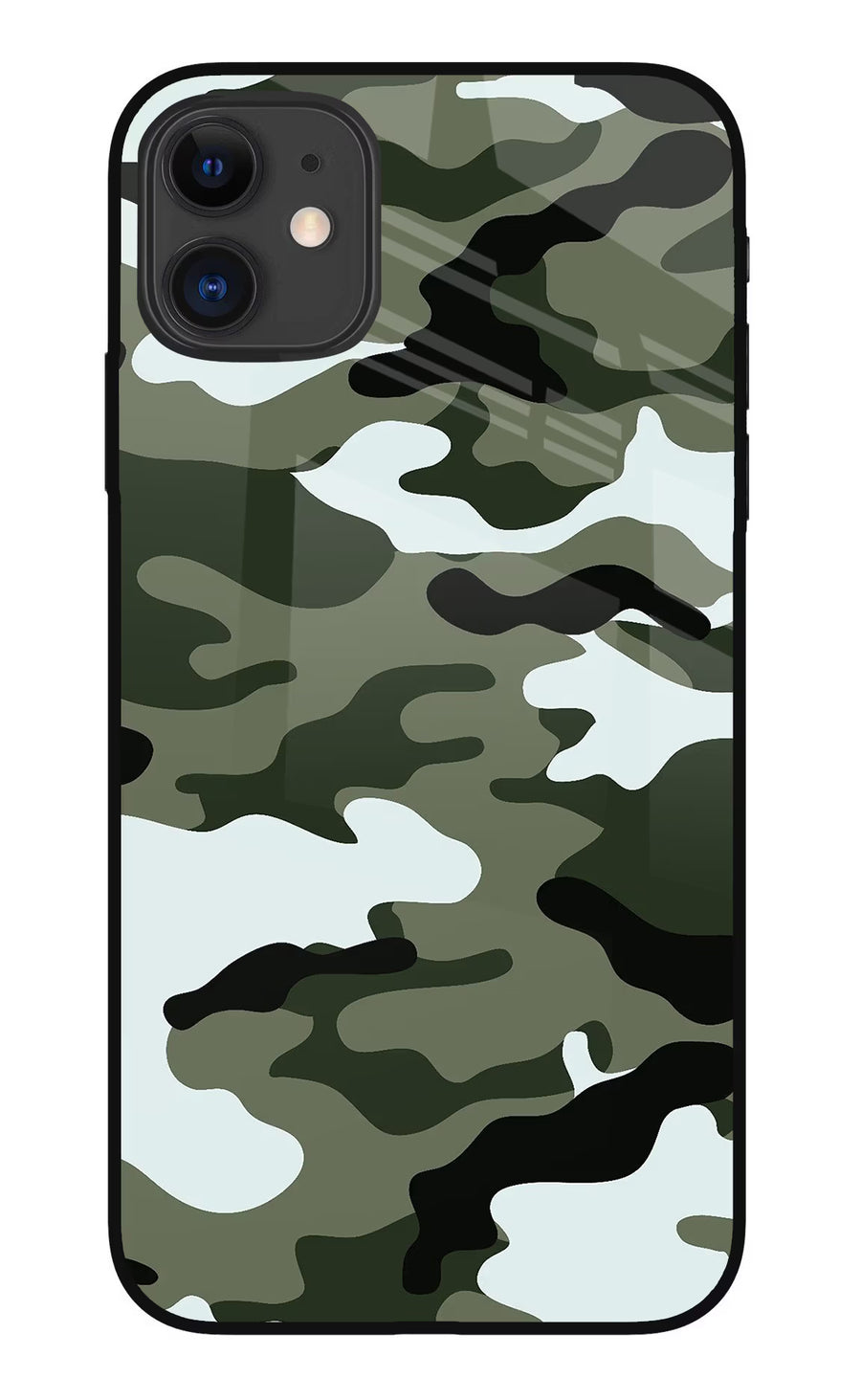 Camouflage iPhone 11 Back Cover, Metal case