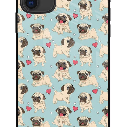 Pug Dog iPhone 11 Glass Case