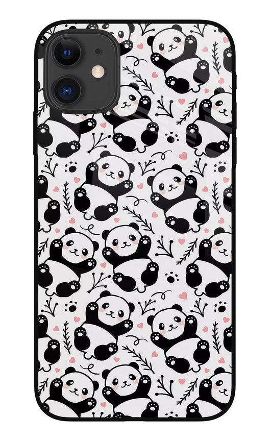 Cute Panda iPhone 11 Glass Case