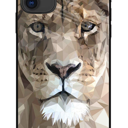 Lion Art iPhone 11 Glass Case Back Cover by Casekaro