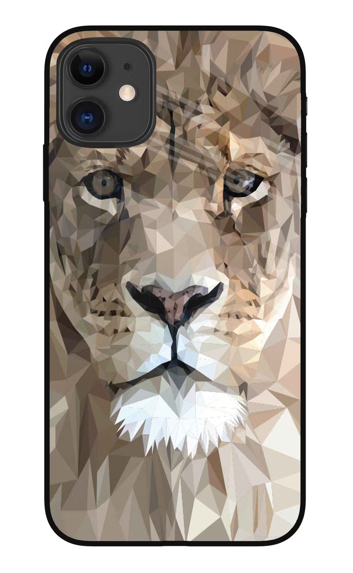 Lion Art iPhone 11 Glass Case Back Cover by Casekaro