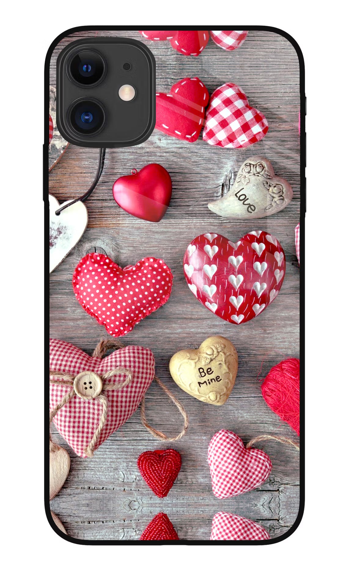 Love Wallpaper iPhone 11 Glass Case Back Cover by Casekaro