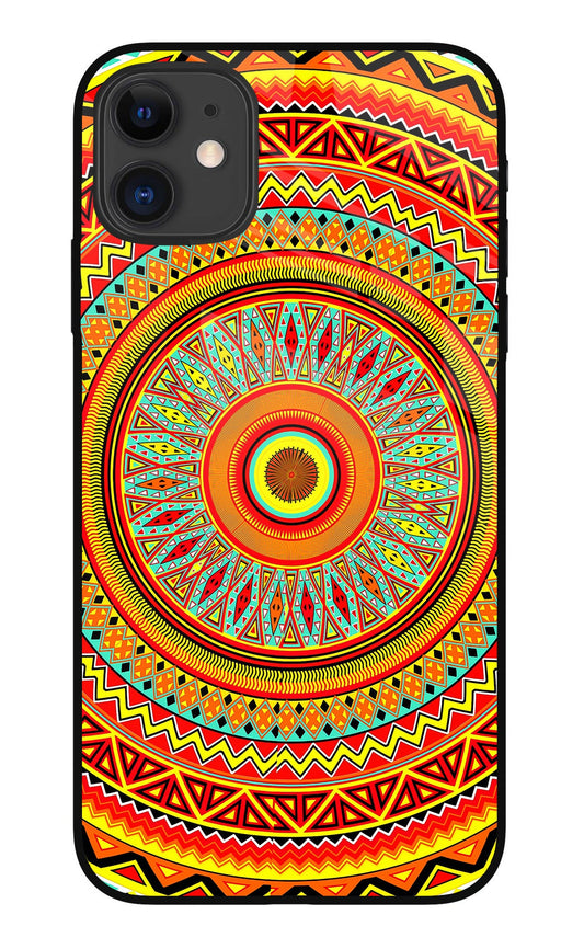 Mandala Pattern iPhone 11 Glass Case