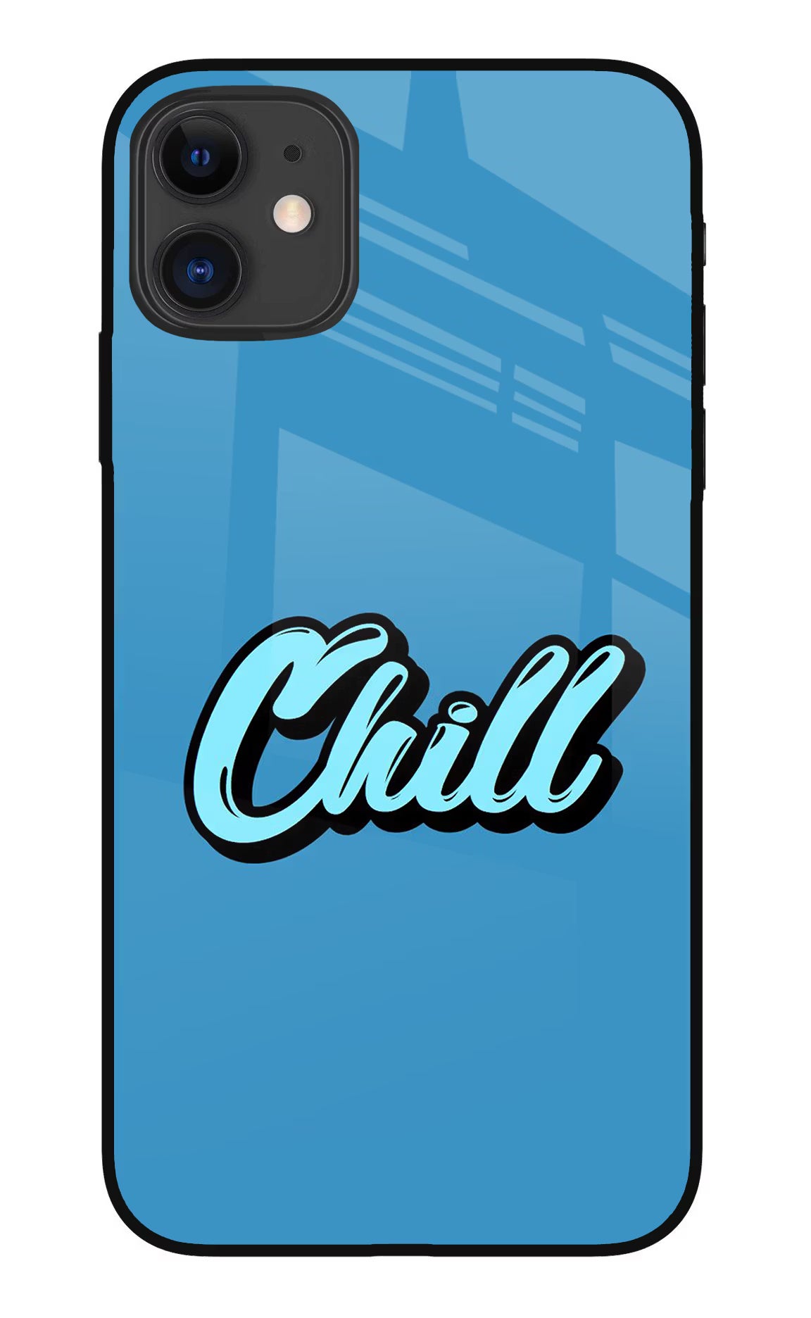 Chill iPhone 11 Glass Case Back Cover by Casekaro