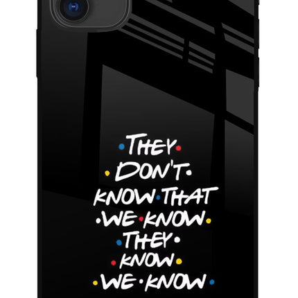 FRIENDS Dialogue iPhone 11 Glass Case Back Cover by Casekaro