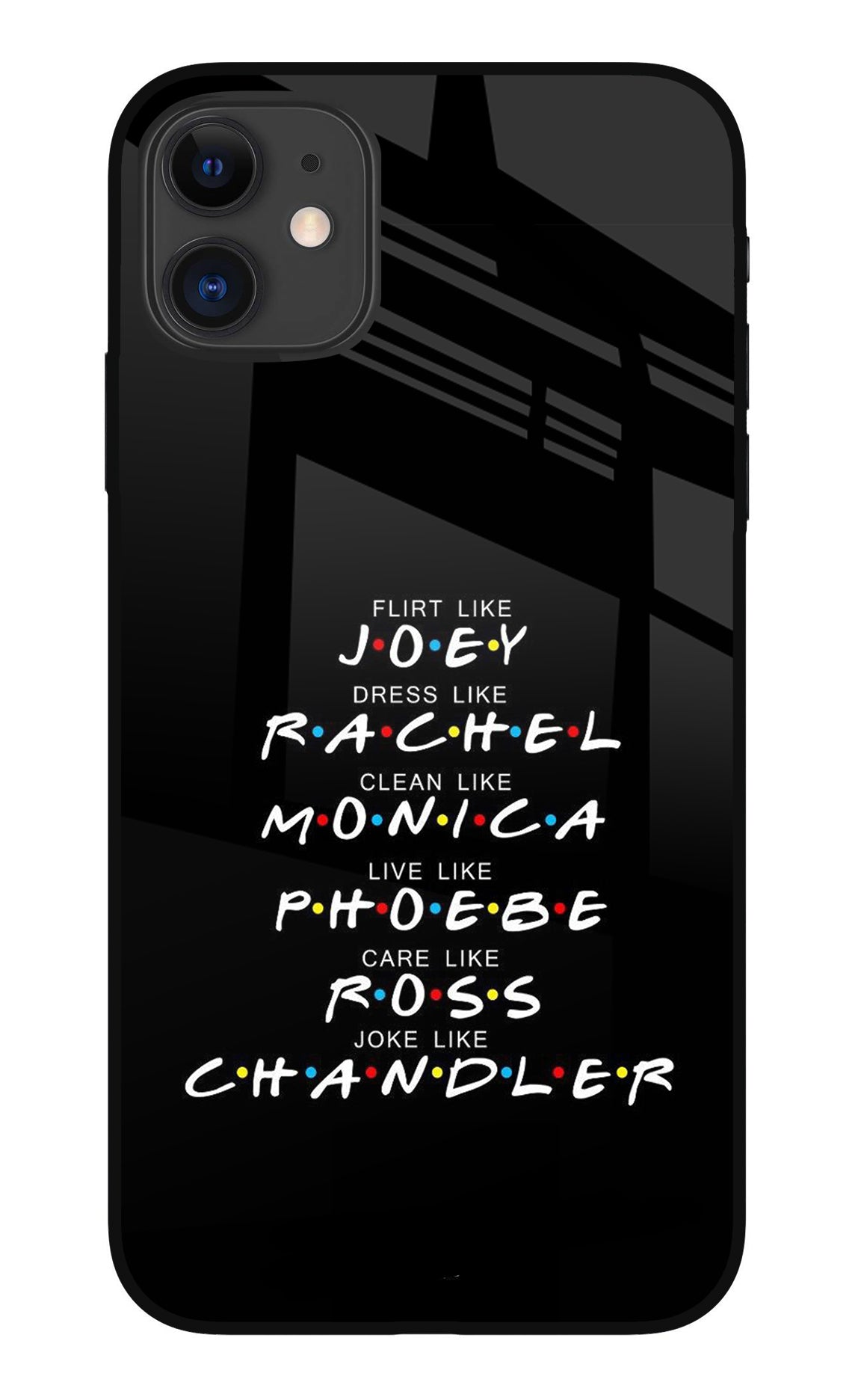 FRIENDS Character iPhone 11 Back Cover