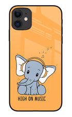 High On Music iPhone 11 Glass Case