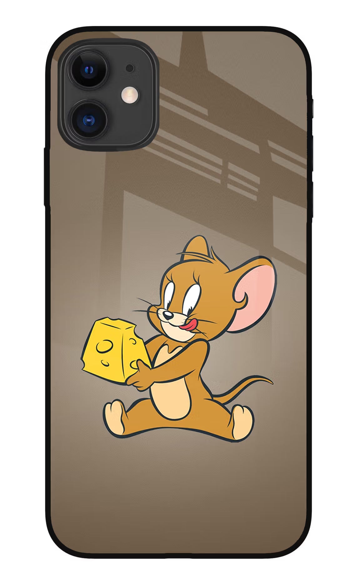 Jerry iPhone 11 Glass Case Back Cover by Casekaro