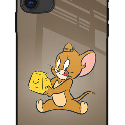 Jerry iPhone 11 Glass Case Back Cover by Casekaro