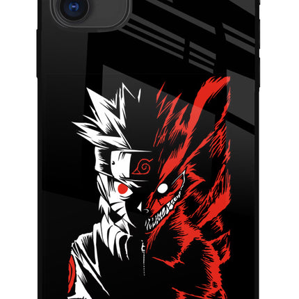 Naruto Two Face iPhone 11 Glass Case Back Cover by Casekaro