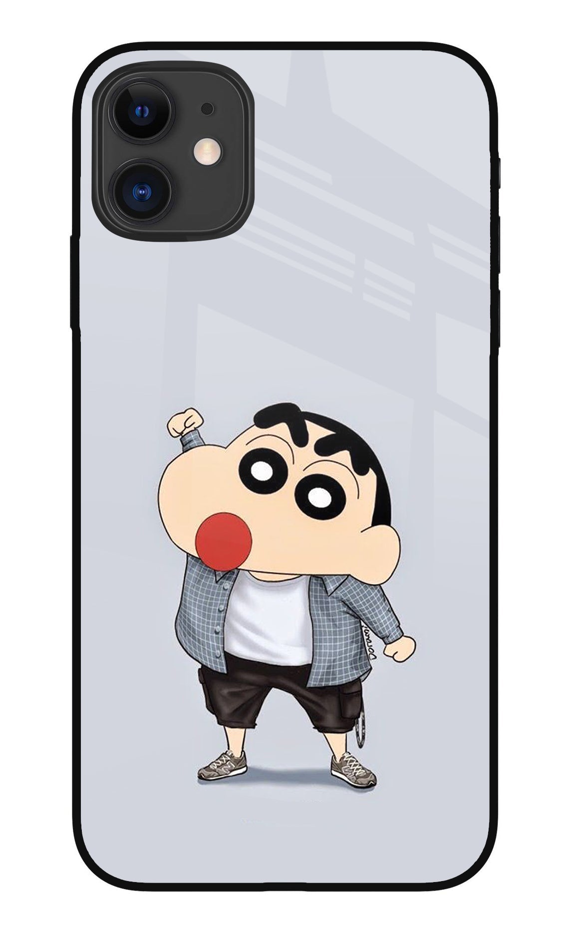 Shinchan iPhone 11 Glass Case