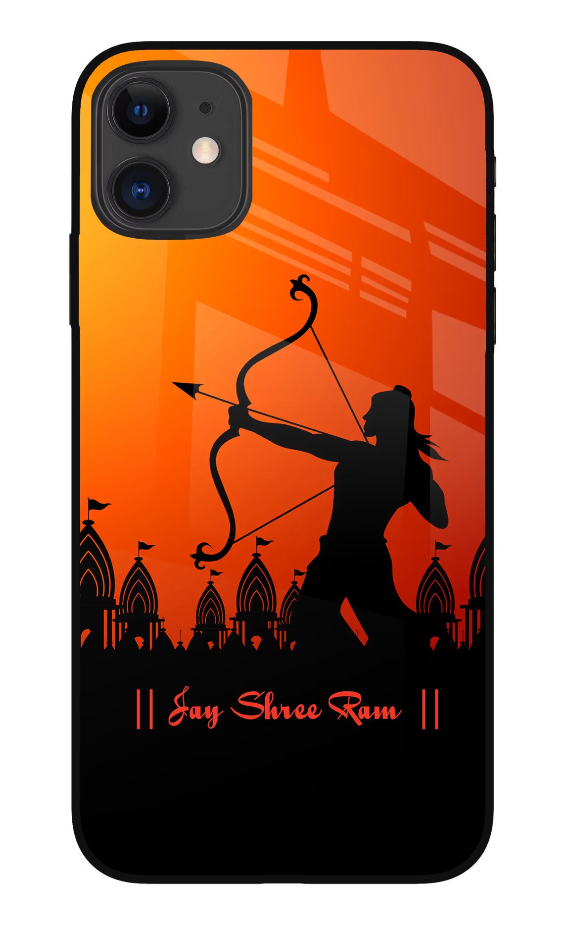 Lord Ram - 4 iPhone 11 Glass Case Back Cover by Casekaro