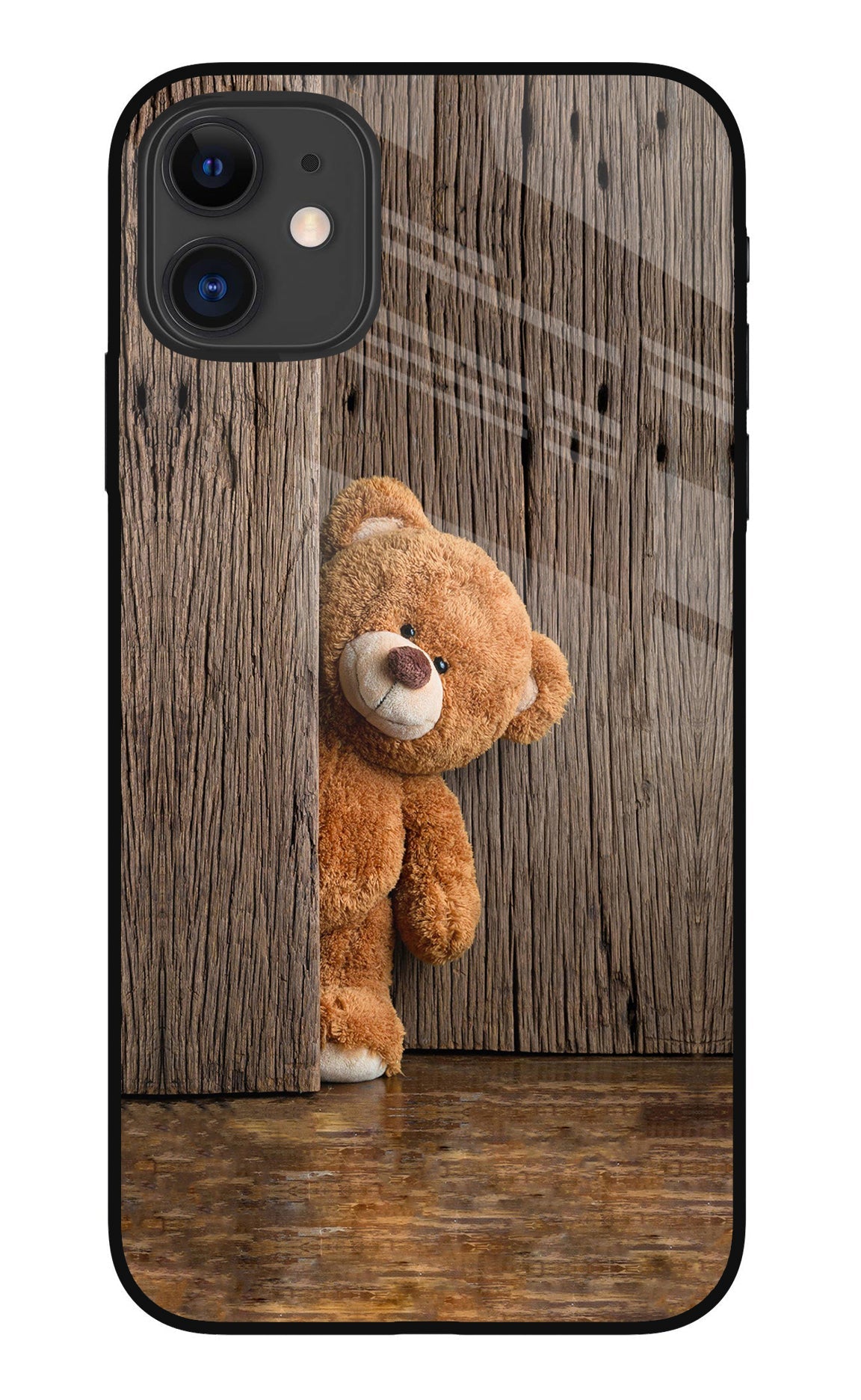 Teddy Wooden iPhone 11 Back Cover