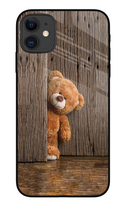 Teddy Wooden iPhone 11 Glass Case