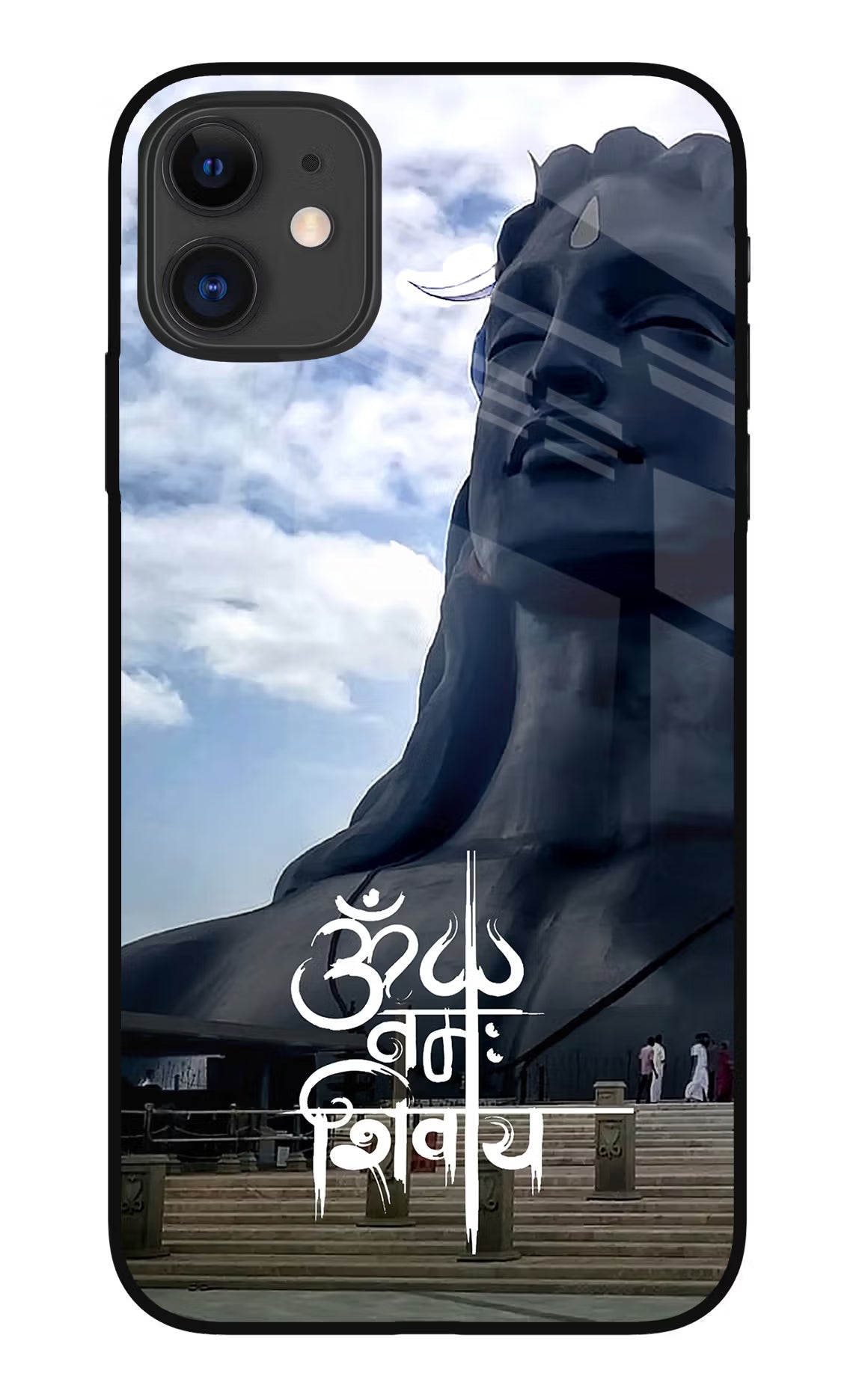 Om Namah Shivay iPhone 11 Glass Case Back Cover by Casekaro