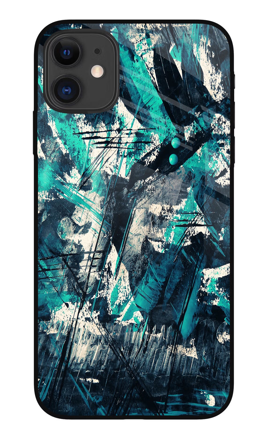 Artwork iPhone 11 Glass Case Back Cover by Casekaro