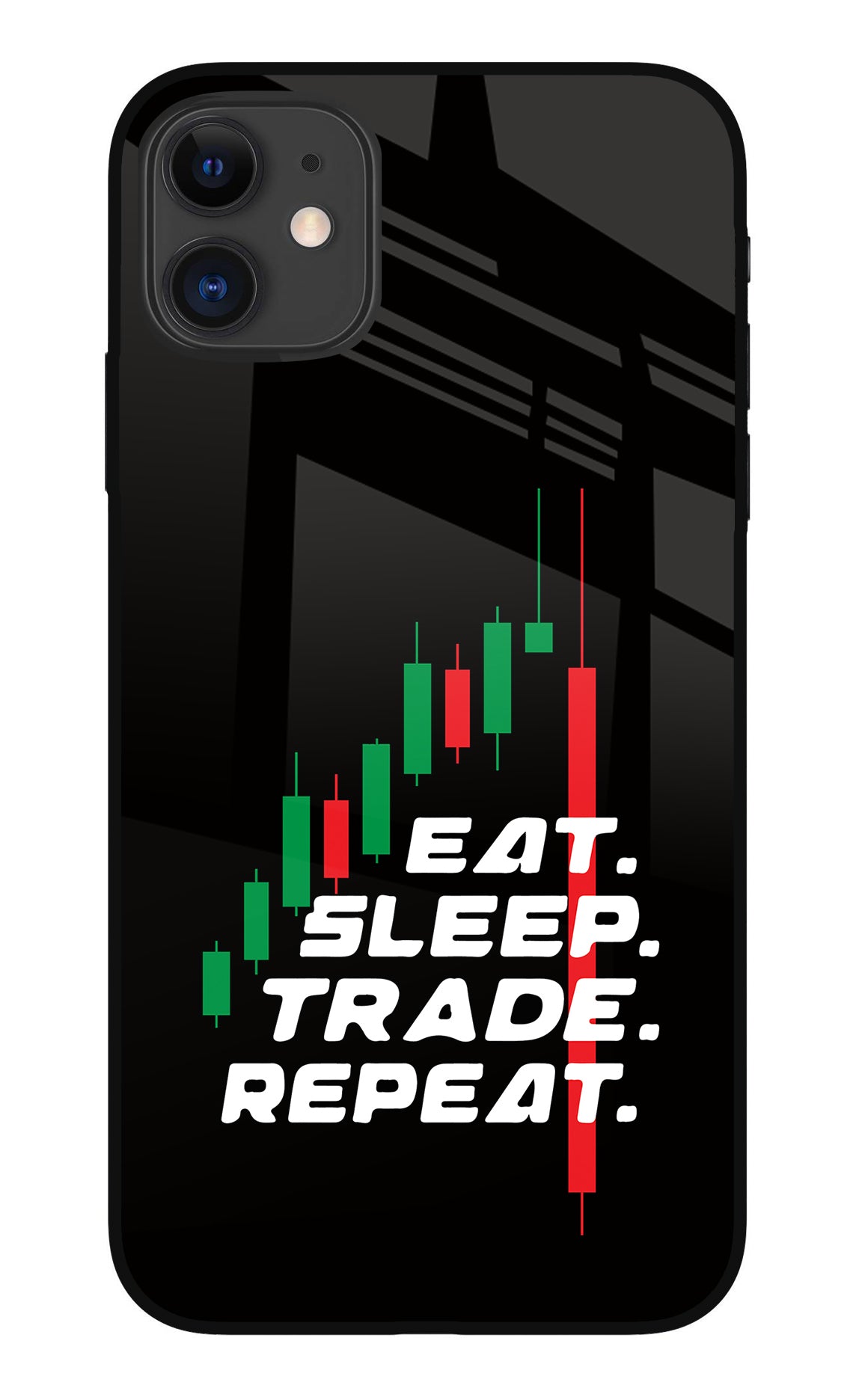 Eat Sleep Trade Repeat iPhone 11 Back Cover