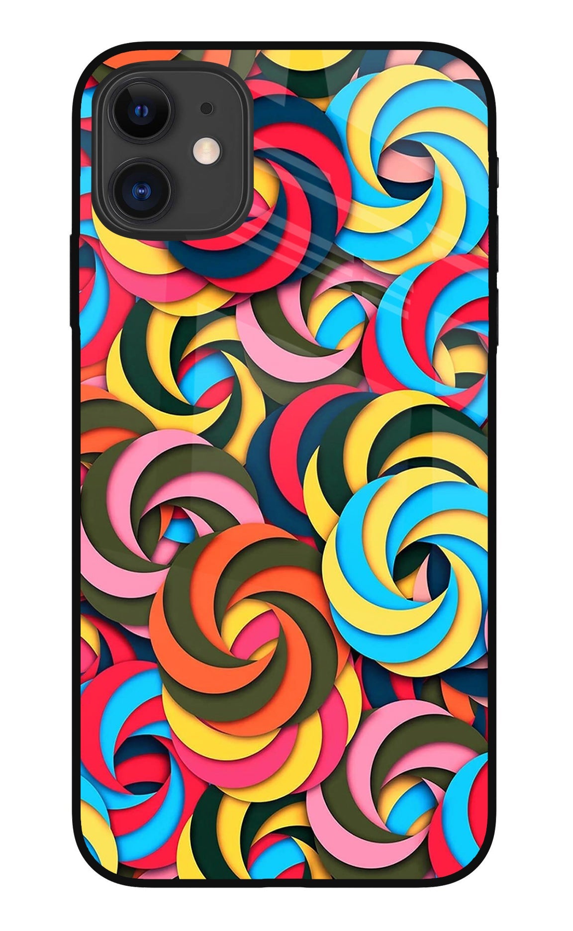 Spiral Pattern iPhone 11 Back Cover