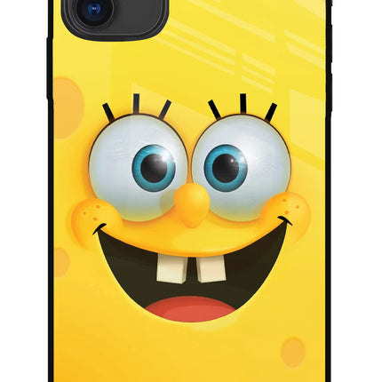 Sponge 1 iPhone 11 Glass Case Back Cover by Casekaro