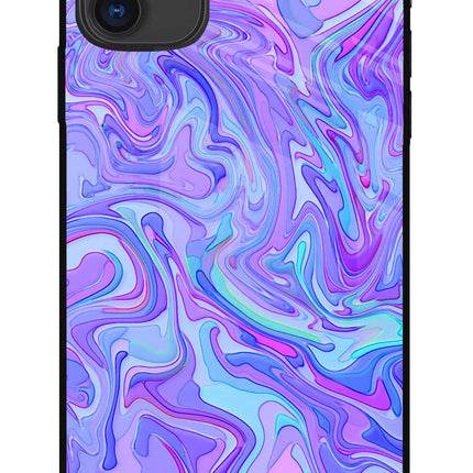 Glitter iPhone 11 Glass Case Back Cover by Casekaro