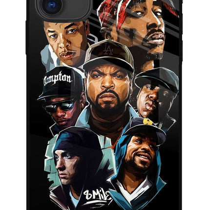 Rappers iPhone 11 Glass Case Back Cover by Casekaro