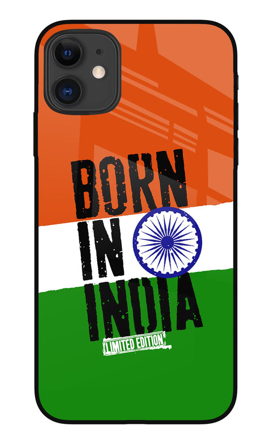 Born in India iPhone 11 Glass Case