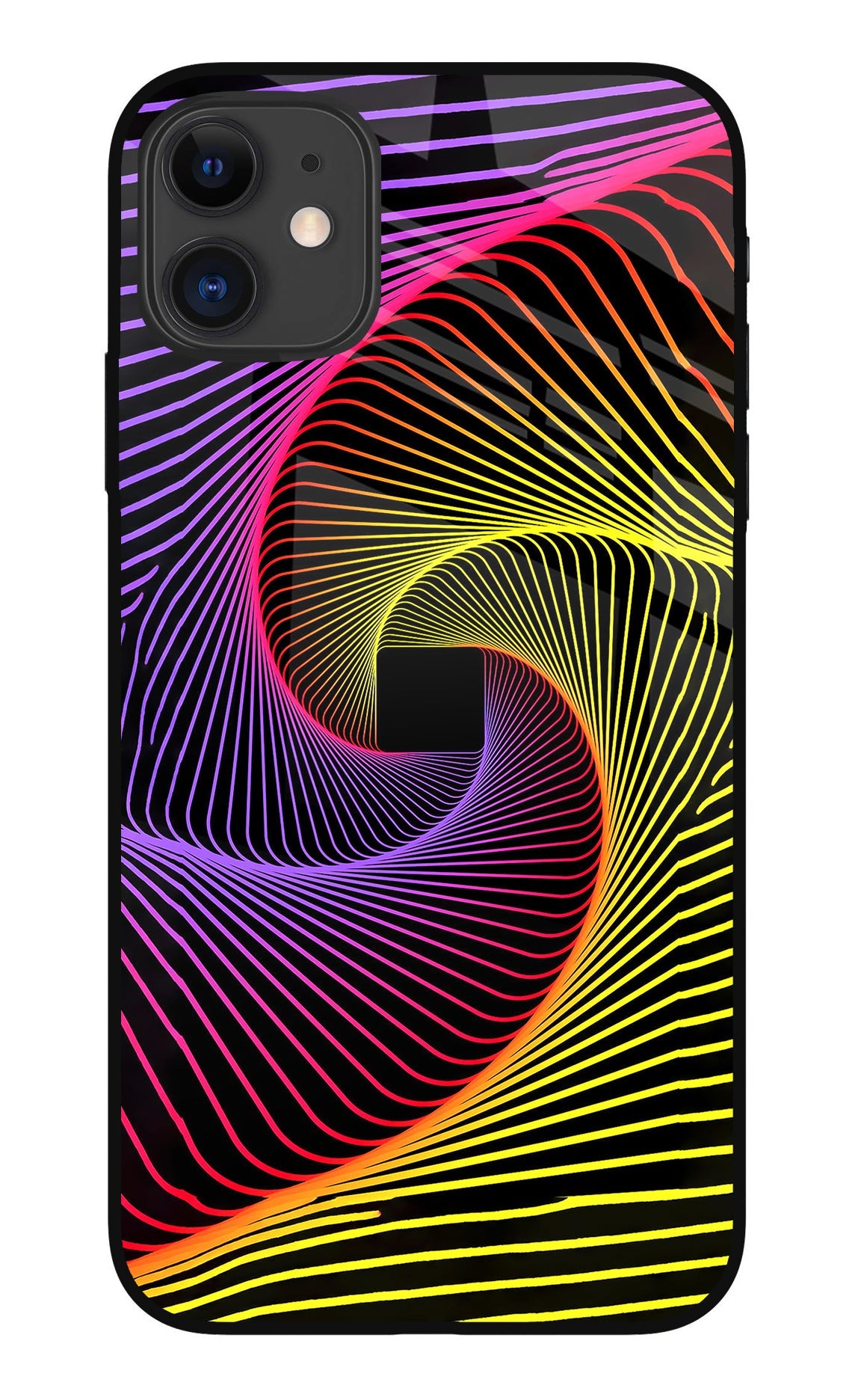 Colorful Strings iPhone 11 Glass Case