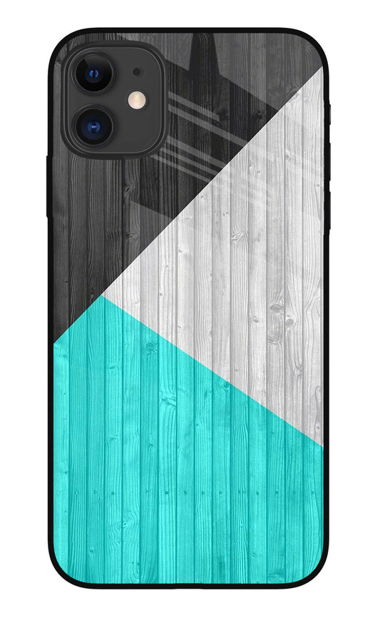 Wooden Abstract iPhone 11 Glass Case