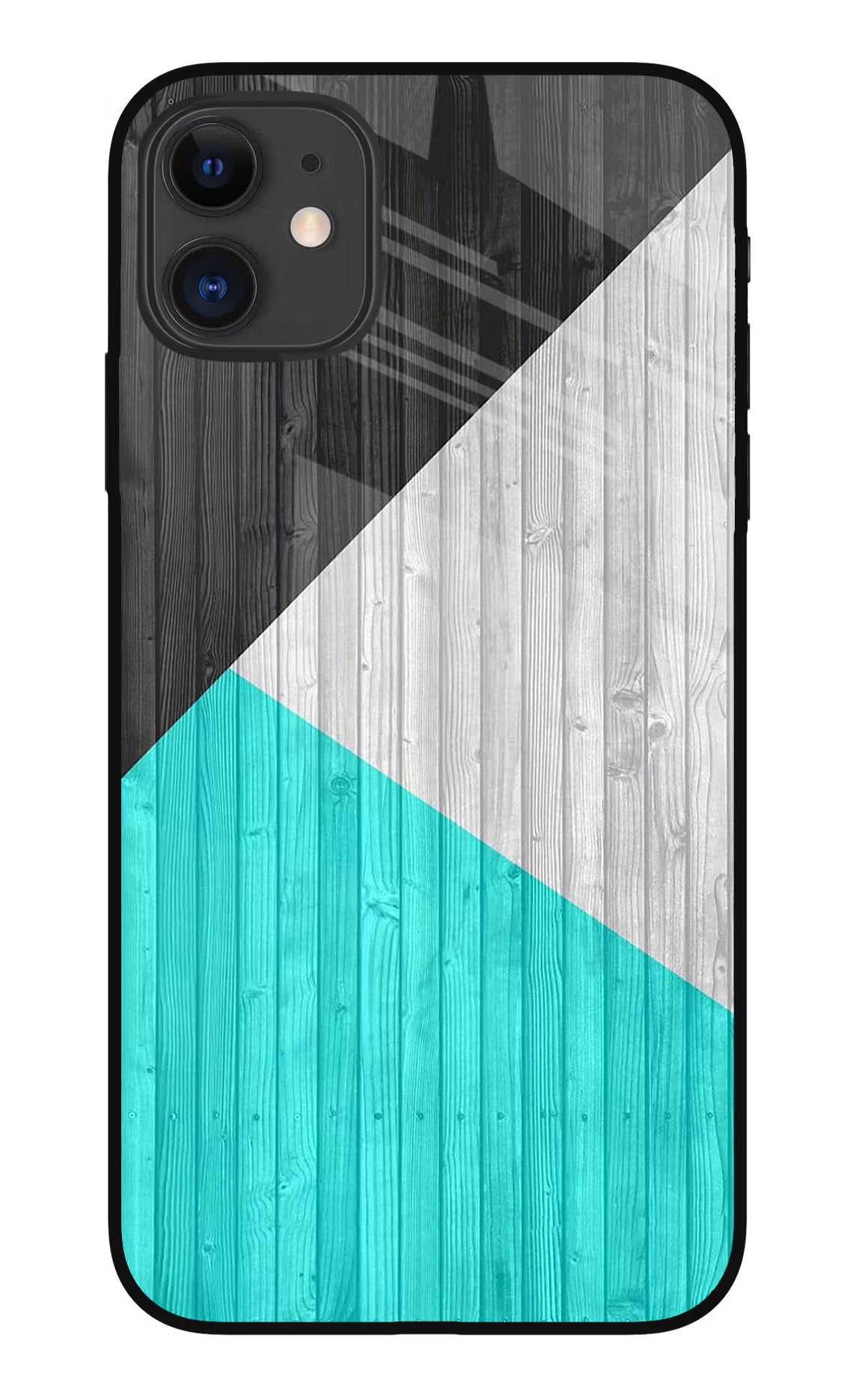 Wooden Abstract iPhone 11 Glass Case Back Cover by Casekaro