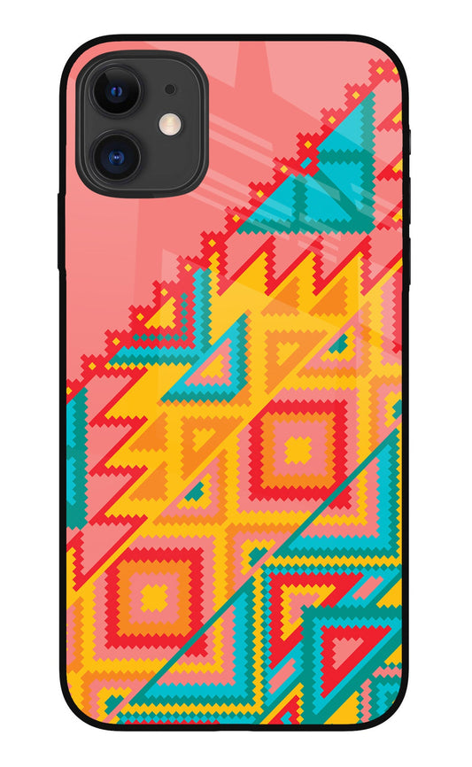 Aztec Tribal iPhone 11 Glass Case