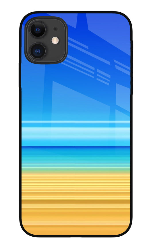 Beach Art iPhone 11 Glass Case