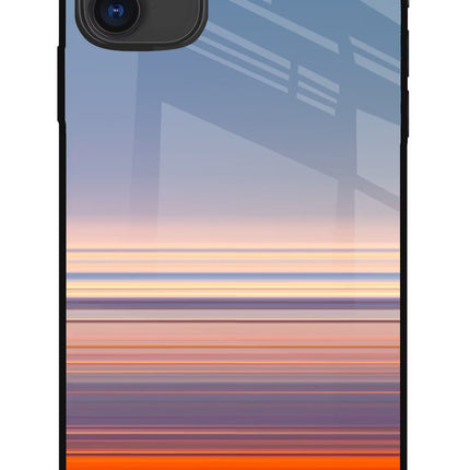 Morning Colors iPhone 11 Glass Case Back Cover by Casekaro