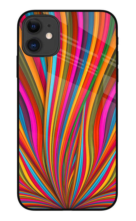 Trippy Wavy iPhone 11 Glass Case