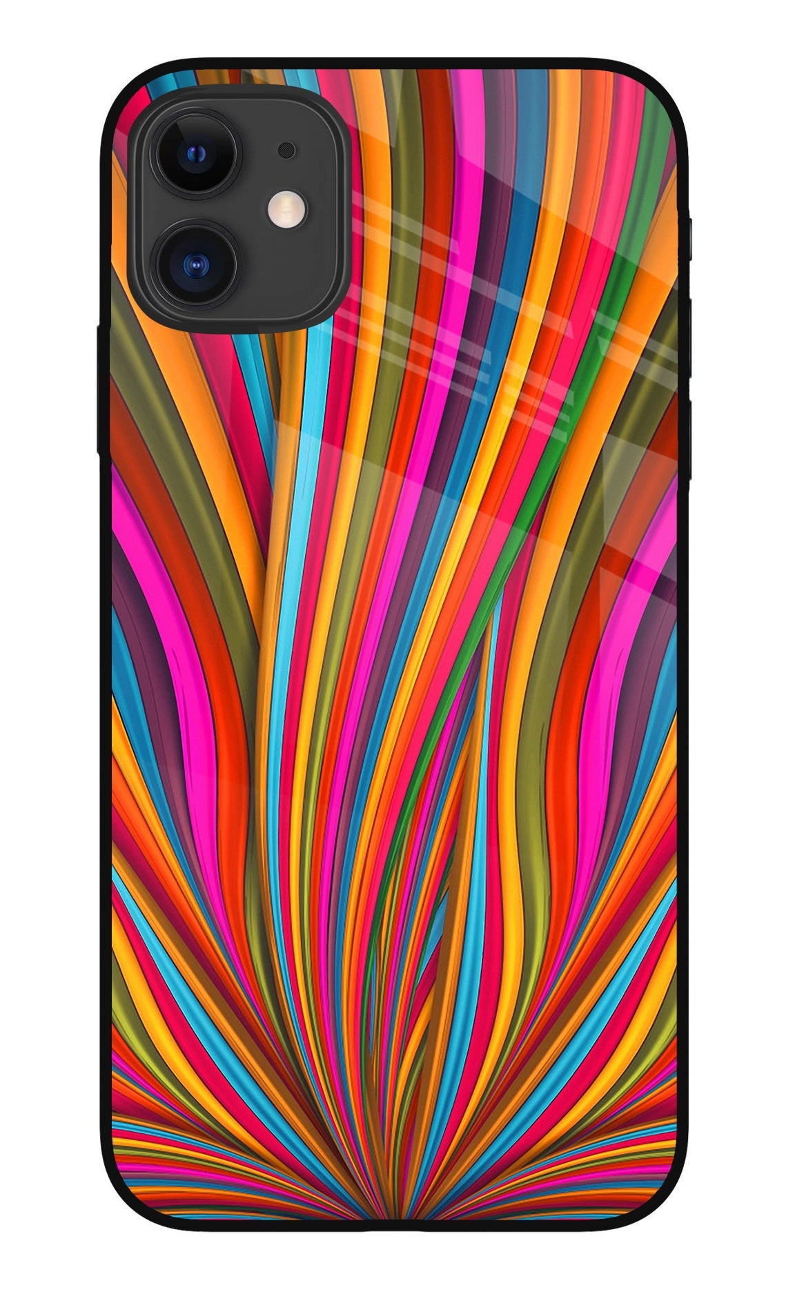 Trippy Wavy iPhone 11 Back Cover