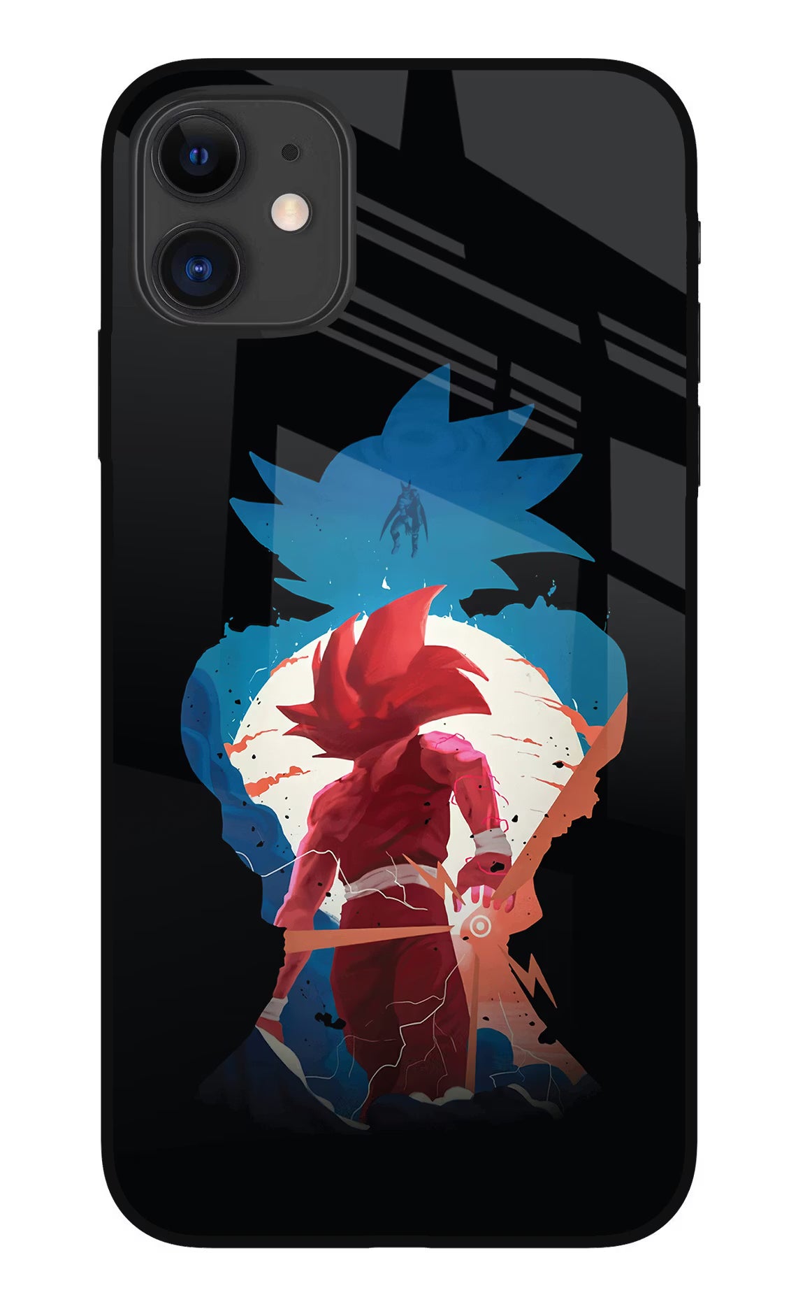 Goku iPhone 11 Glass Case Back Cover by Casekaro
