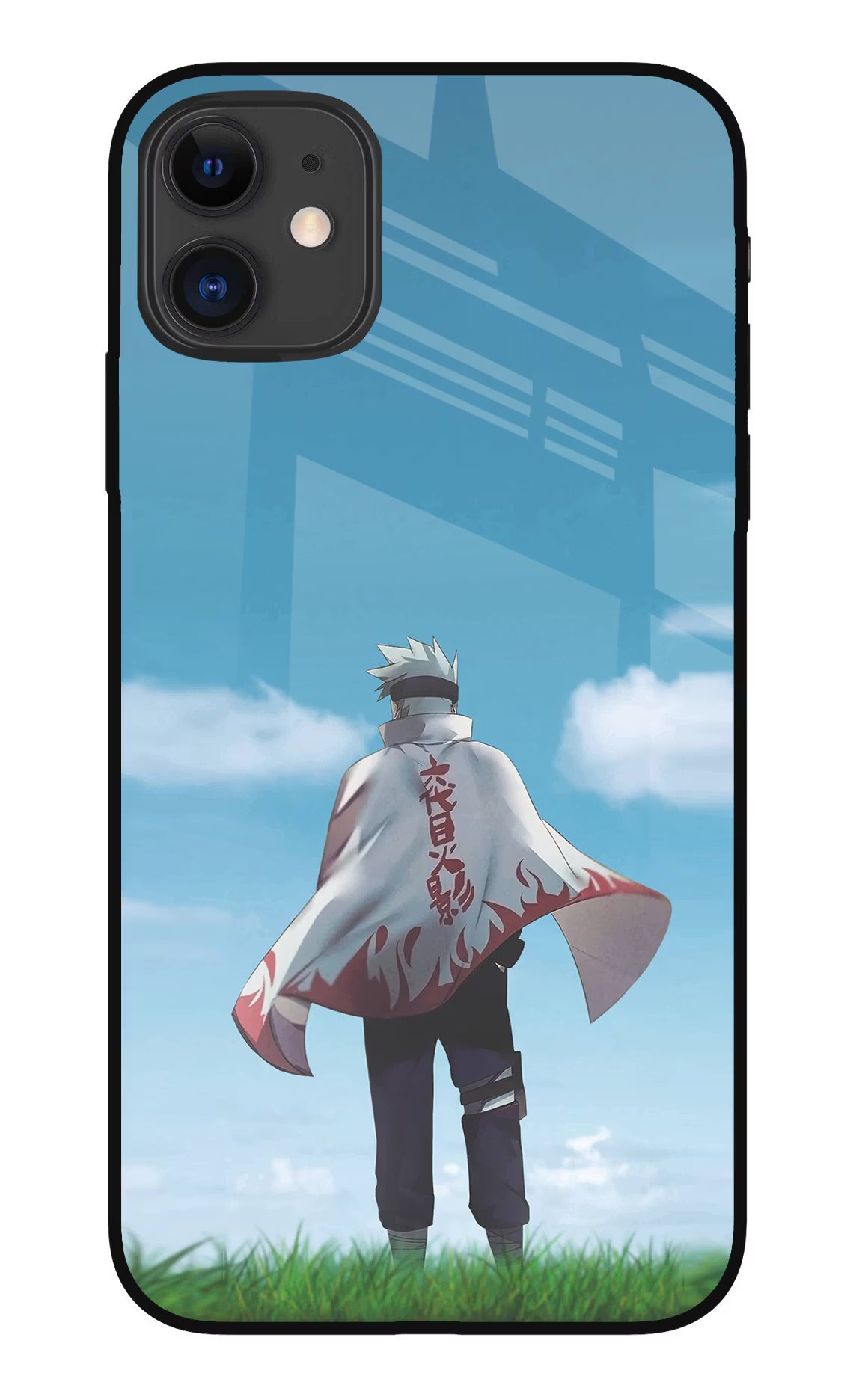 Kakashi iPhone 11 Glass Case Back Cover by Casekaro