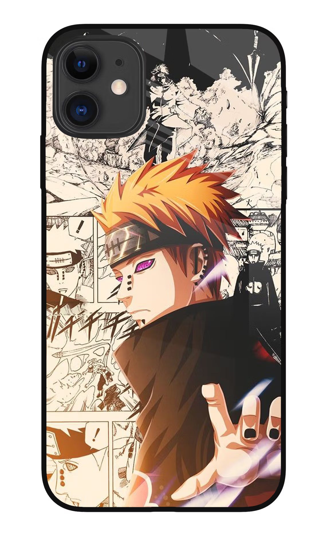 Pain Anime iPhone 11 Glass Case Back Cover by Casekaro
