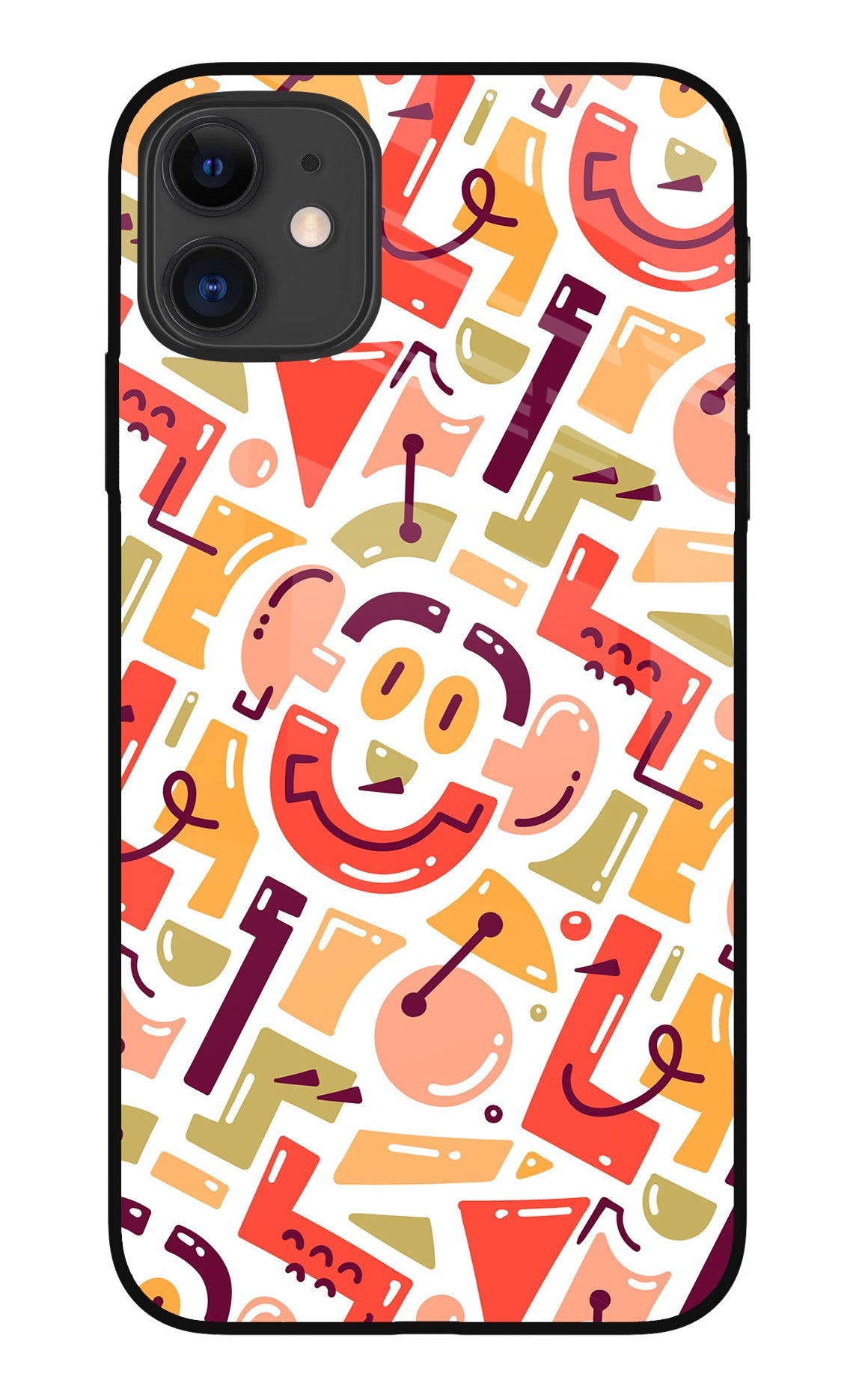 Doodle Pattern iPhone 11 Back Cover