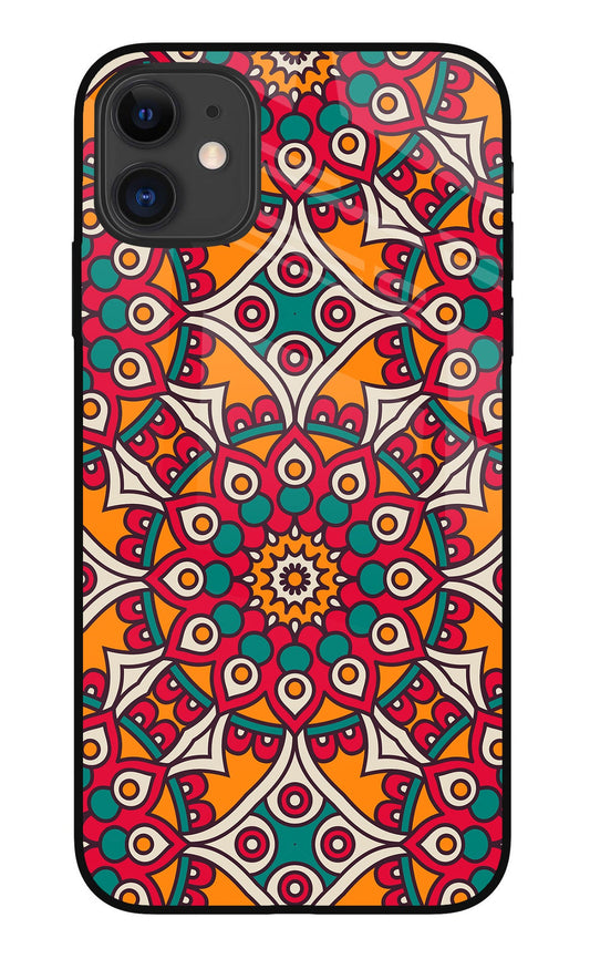 Mandala Art iPhone 11 Glass Case