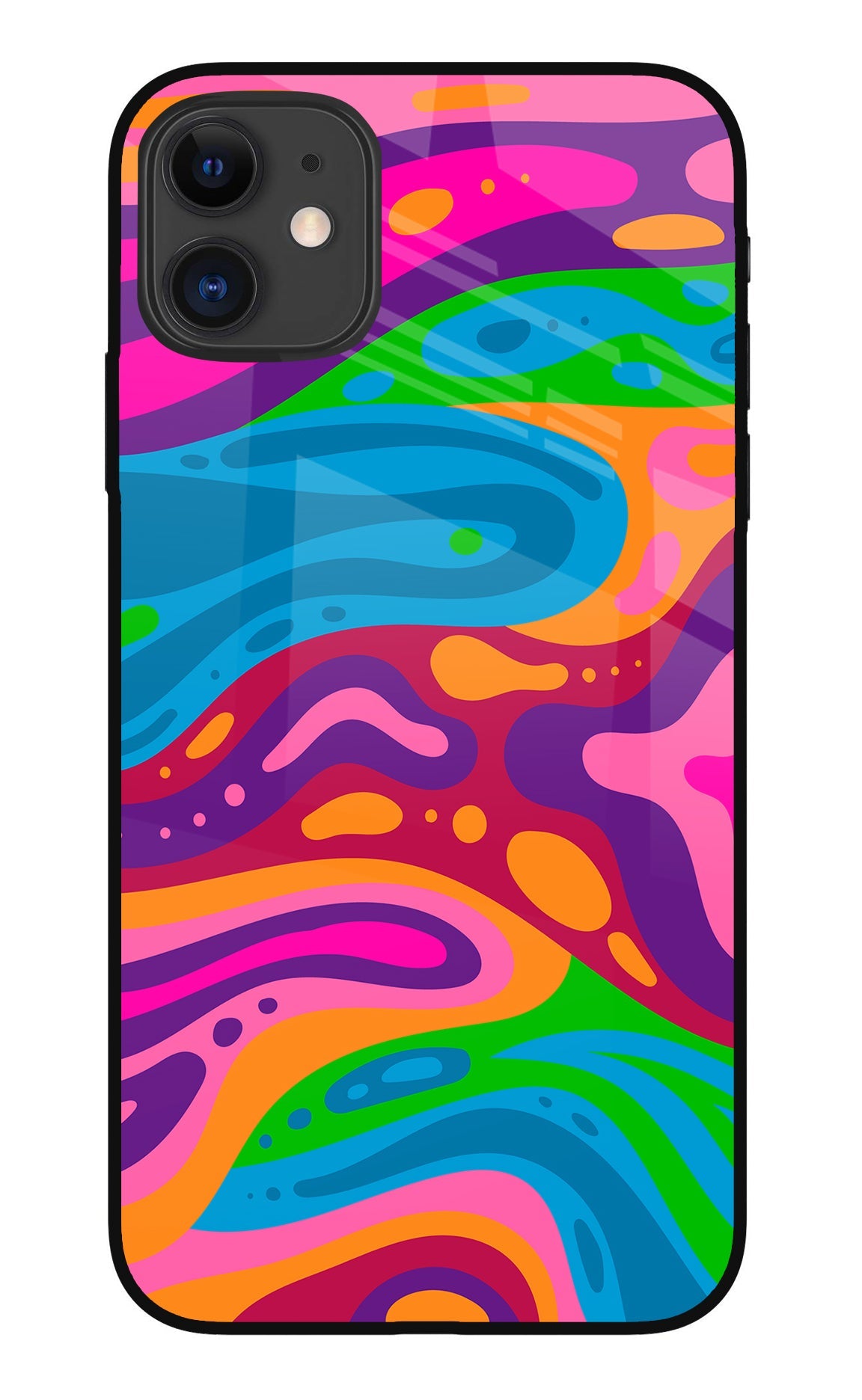 Trippy Pattern iPhone 11 Back Cover