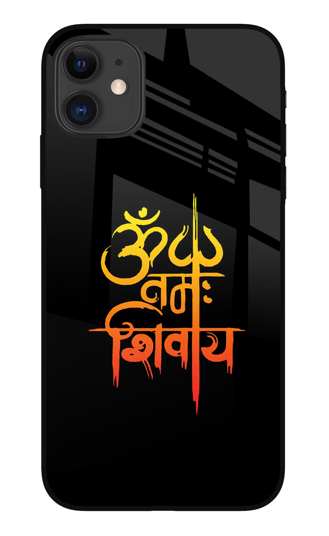 Om Namah Shivay iPhone 11 Glass Case Back Cover by Casekaro