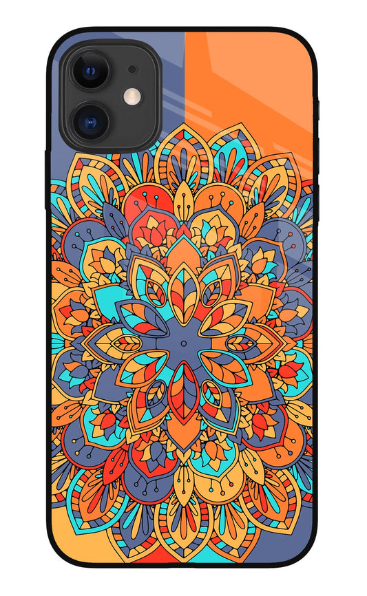 Color Mandala iPhone 11 Glass Case