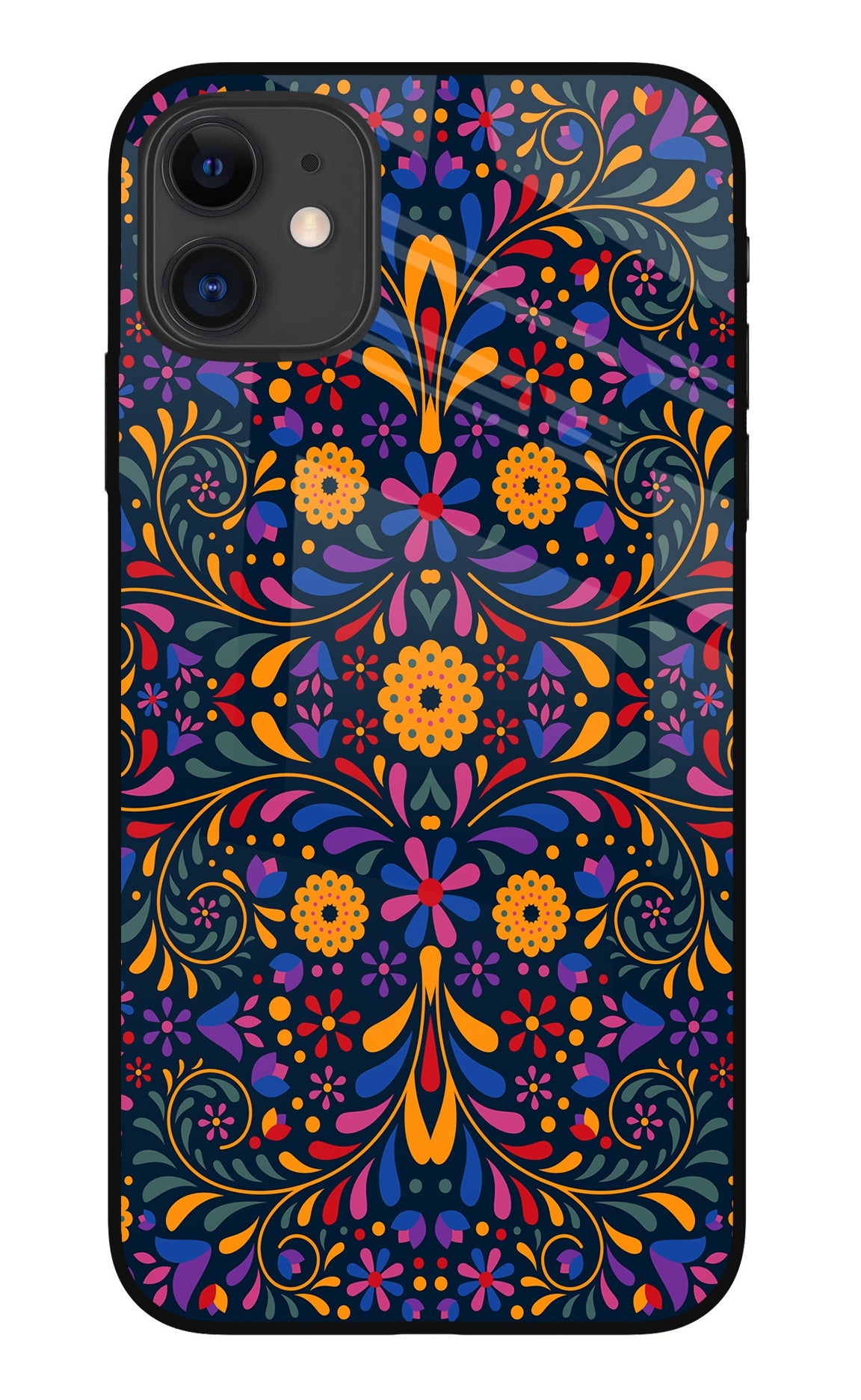 Mexican Art iPhone 11 Glass Case