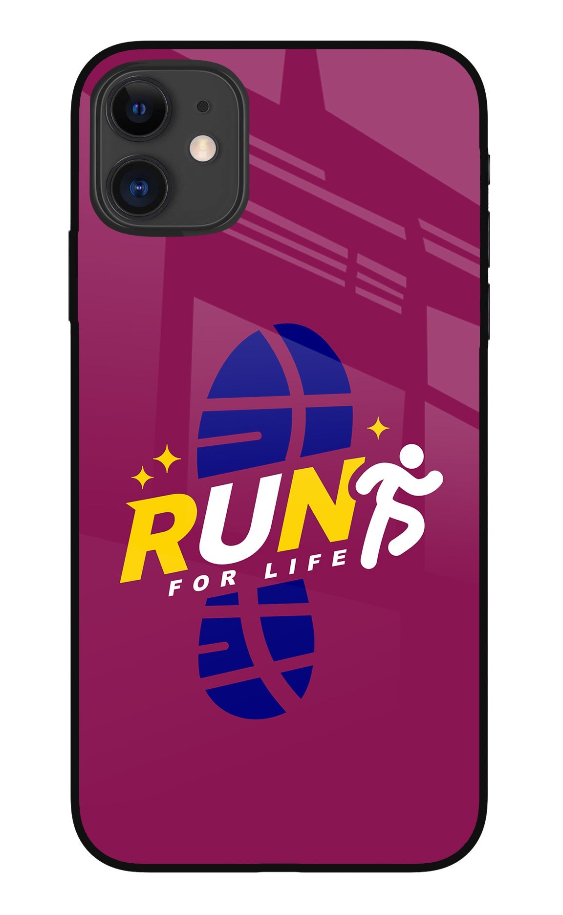 Run for Life iPhone 11 Back Cover