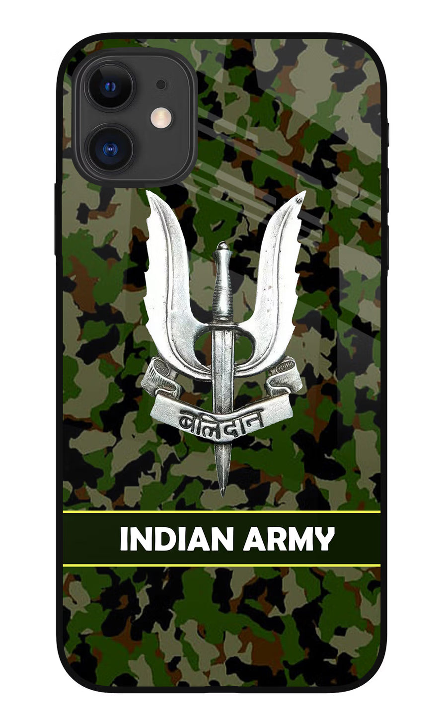 Balidan Indian Logo iPhone 11 Back Cover, Metal case