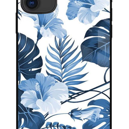 Fabric Art iPhone 11 Glass Case Back Cover by Casekaro