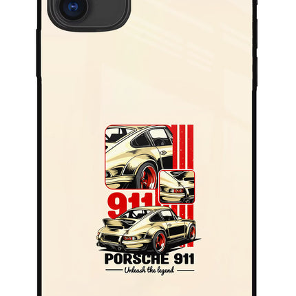 Classic Porsche 911 iPhone 11 Glass Case
